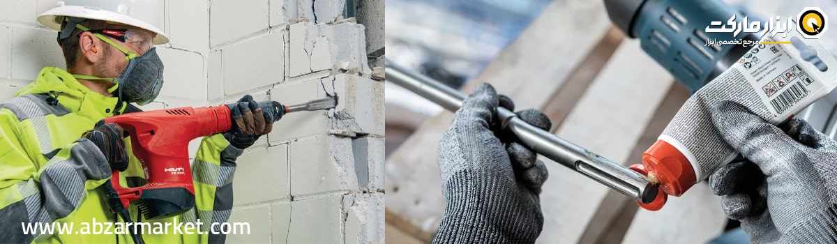 گریس کاری چکش تخریب 5 شیار