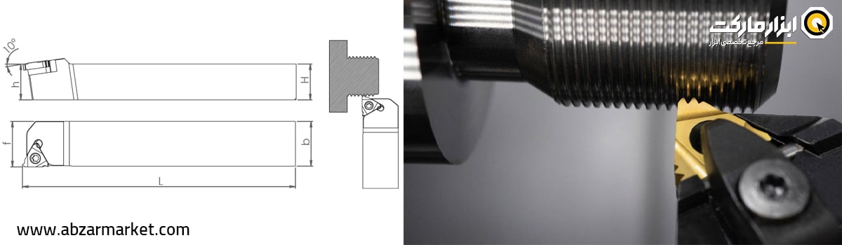 شناسایی کدهای هلدر گام زنی خارج تراش