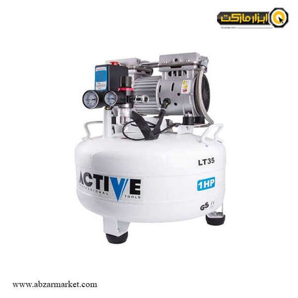 کمپرسور باد سایلنت اکتیو 35 لیتری مدل AC-1335S کمپرسور باد سایلنت اکتیو 35 لیتری مدل AC-1335S