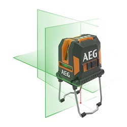 تراز لیزری AEG سه خط نور سبز CLG330-K