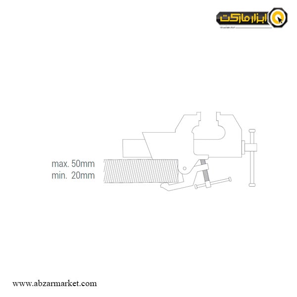 گیره بغل میزی پیهر پرتابل مدل 55007