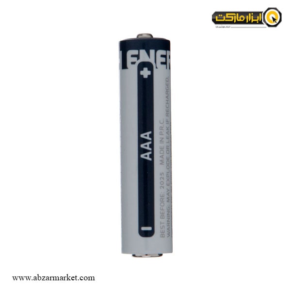 باتری نیم قلمی پاور اکسترا AAA آلکالاین بسته 2 عددی مدل LR03