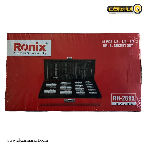 جعبه بکس رونیکس 14 پارچه ترکیبی E ستاره ای مدل RH-2695