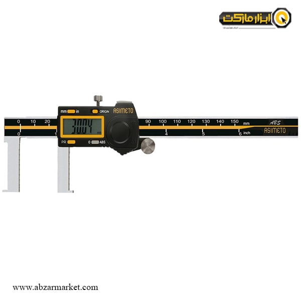 کولیس دیجیتال شیار آسیمتو 15 سانتی متر مدل 4-06-309