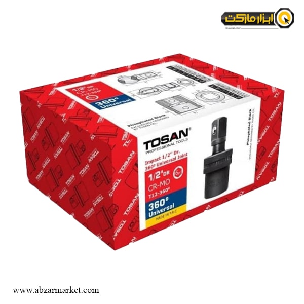 آچار لقلقه بکس توسن 1/2 اینچ فشار قوی مدل T12-360