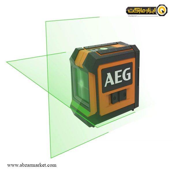 تراز لیزری AEG دو خط نور سبز مدل CLG220-B
