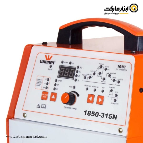 اینورتر جوشکاری تیگ وینر 315 آمپر پالسی دیجیتال مدل 315-1850 N