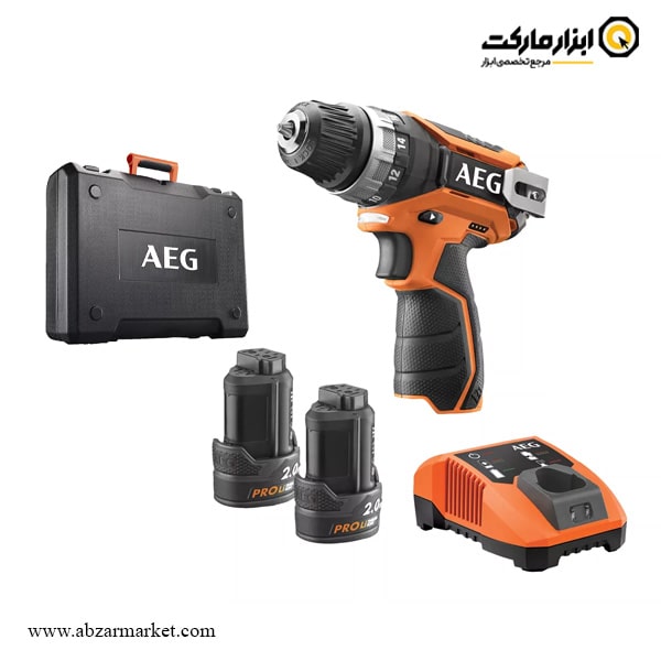 دریل شارژی AEG لیتیوم 12 ولت مدل BS12C2LI-202C