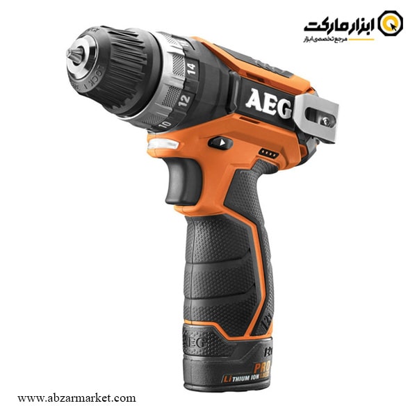 دریل شارژی AEG لیتیوم 12 ولت مدل BS12C2LI-202C