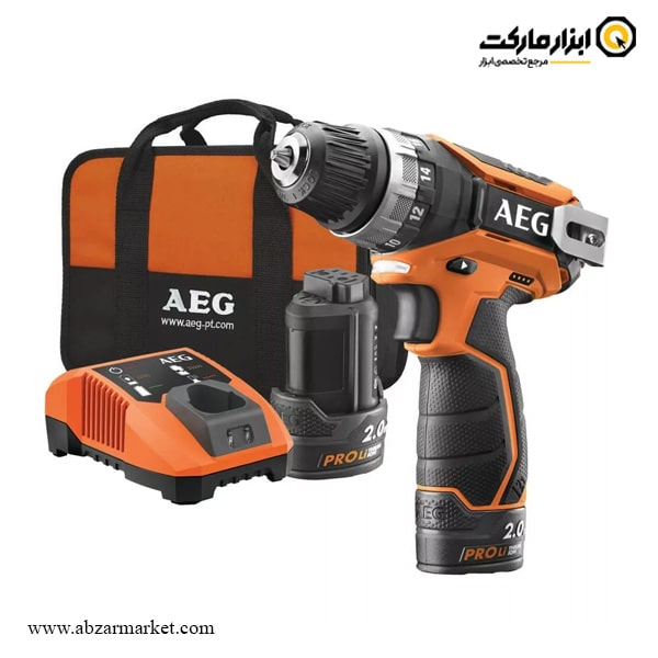 دریل شارژی AEG لیتیوم 12 ولت مدل BS 12C2 LI-202B