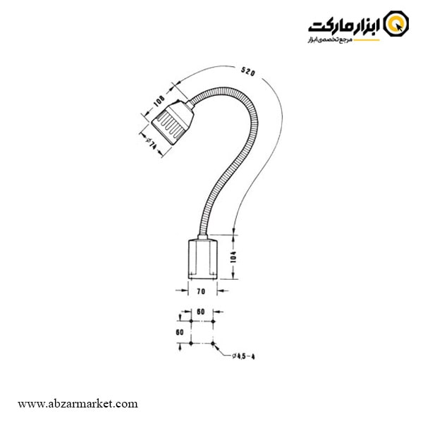 چراغ هالوژنی دستگاه تراش ورتکس مدل VHL-20FT