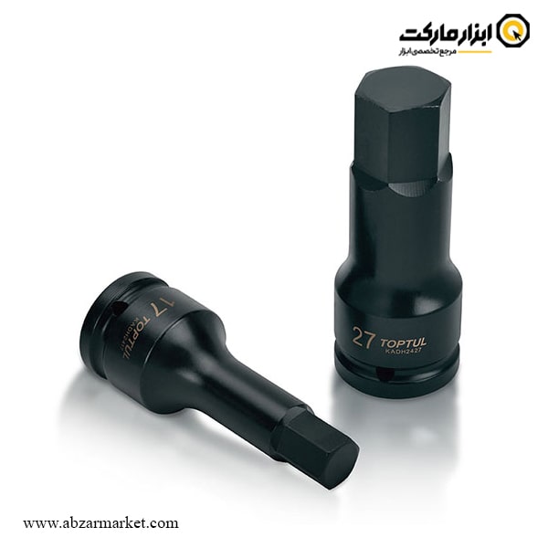 آلن بکسی 3/4 اینچ تاپ تول فشار قوی کوتاه 6 گوش مدل KADH24