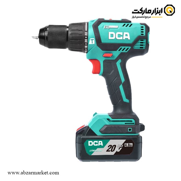 دریل شارژی چکشی DCA براشلس لیتیوم 20 ولت مدل ADJZ05-13EM