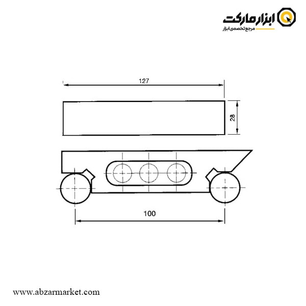 خط کش سینوسی ورتکس مدل VS-100