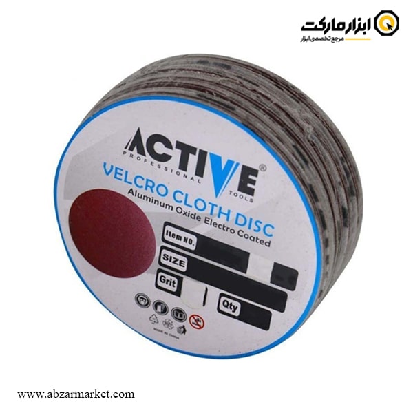 سنباده پشت کرکی اکتیو مینی 115 میلی متر چوب و آهن مدل AC-150VD