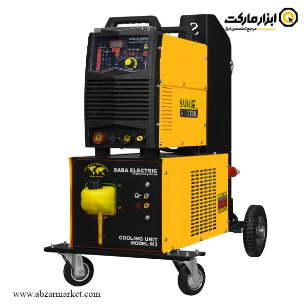 اینورتر جوشکاری تیگ صبا الکتریک 250 آمپر پالسی آب خنک مدل PULSED TIG 250D-AC/DC WC