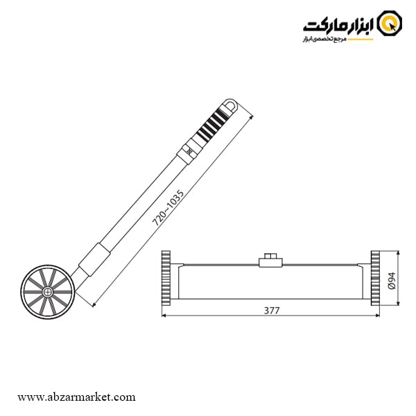 براده جمع کن ورتکس چرخ دار مدل VCC-19