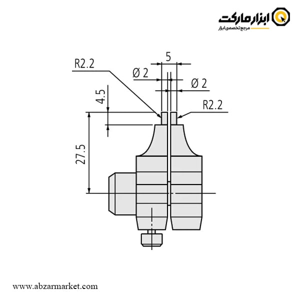 میکرومتر میتوتویو 30-5 میلی متر داخل سنج مدل 185-145