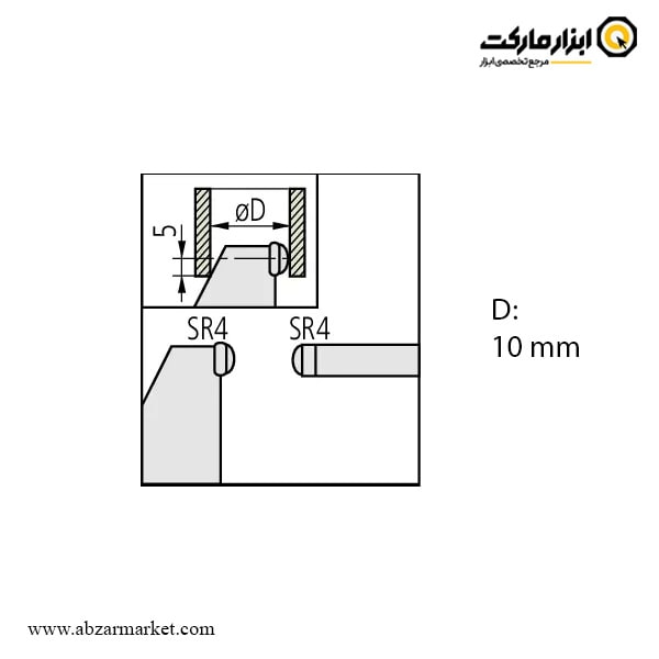 میکرومتر دو سر گرد میتوتویو خارج سنج 25-0 میلی متر مدل 215-115