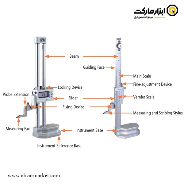 کولیس پایه دار دیجیتال میتوتویو 30 سانتی متر دو گام مدل 630-192