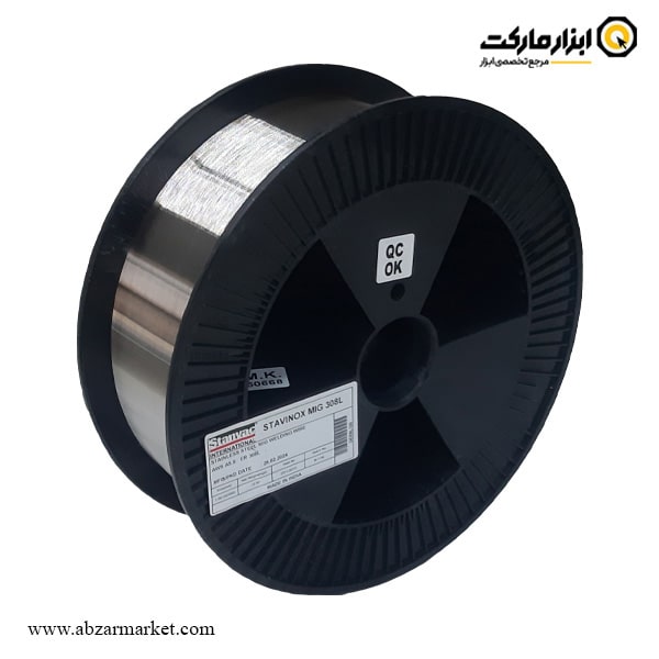 سیم جوش استیل استنوک 12.5 کیلویی مدل STAVINOX Mig 308L