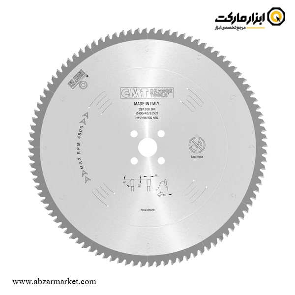 تیغ اره الماسه آلومینیوم بر سی ام تی 400x108 مدل 297.108.16p