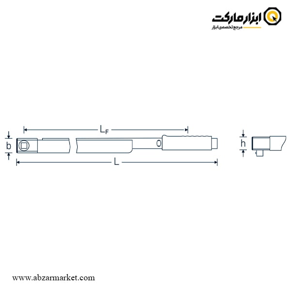 آچار ترکمتر تقه ای 3/4 اینچ اشتایویل 800-160 نیوتن مدل 720NF/80