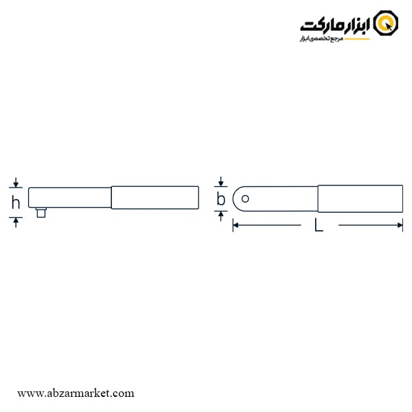 آچار ترکمتر تقه ای 1/4 اینچ اشتایویل 12.5-1.5 نیوتن مدل 755R/1