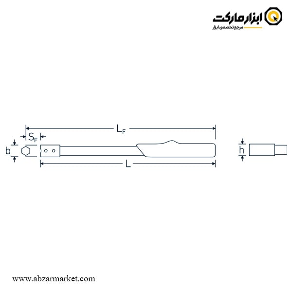 آچار ترکمتر تقه ای اشتایویل 300-60 نیوتن‌ سری خور 14x18 مدل 755/30