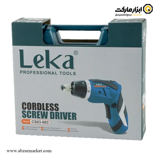 کیت پیچ گوشتی شارژی لکا لیتیوم 3.6 ولت مدل CS03-003