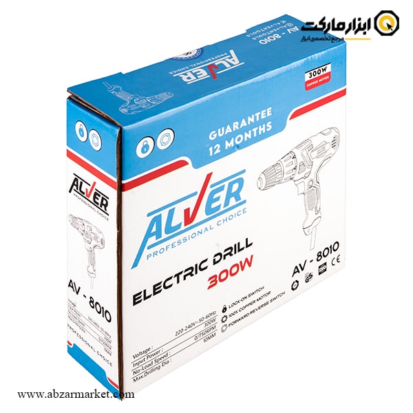 پیچ گوشتی برقی آلور 300 وات مدل AV-8010