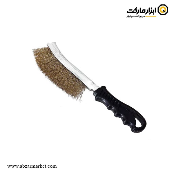 فرچه سیمی مسواکی بزرگ افشان طلایی فرچه سیمی مسواکی بزرگ افشان طلایی