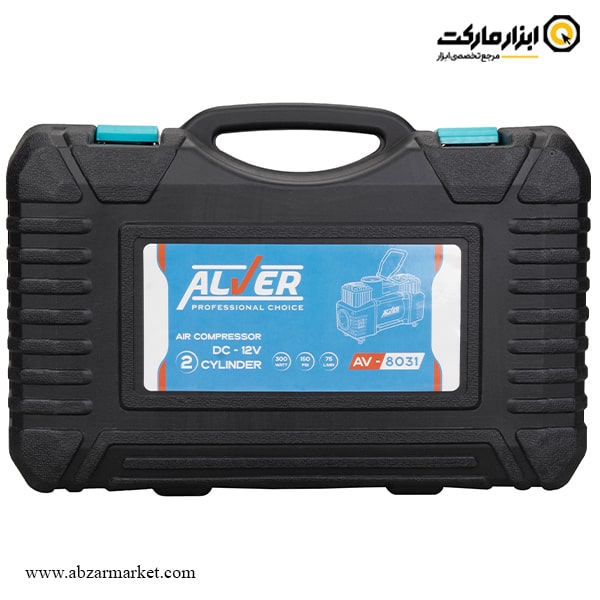 کمپرسور باد فندکی و سر باتری آلور مدل AV-8031