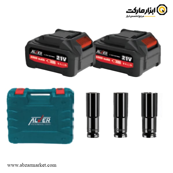 بکس شارژی آلور 1/2 اینچ براشلس 21 ولت لیتیوم مدل AV-3021