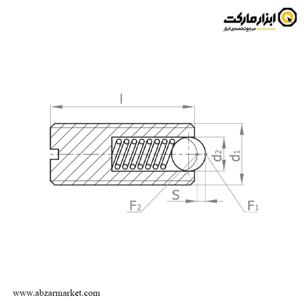 پیچ ساچمه دار مدل D371