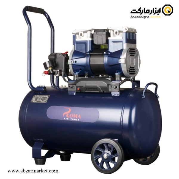 کمپرسور هوا سایلنت روما 50 لیتری سری پرایم مدل 2-1480F50