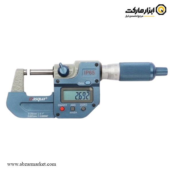 میکرومتر دیجیتال داسکوا خارج 25-0 میلی متر ضد آب مدل 4410-1105-A میکرومتر دیجیتال داسکوا خارج 25-0 میلی متر ضد آب مدل 4410-1105-A