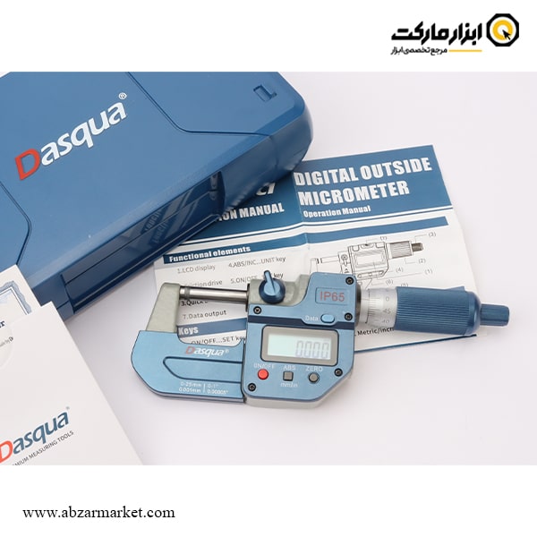 میکرومتر دیجیتال داسکوا خارج 25-0 میلی متر ضد آب مدل 4410-1105-A میکرومتر دیجیتال داسکوا خارج 25-0 میلی متر ضد آب مدل 4410-1105-A