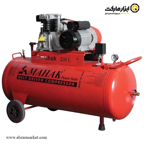 کمپرسور هوا محک 200 لیتری دو سیلندر مدل AP-251 کمپرسور هوا محک 200 لیتری دو سیلندر مدل AP-251