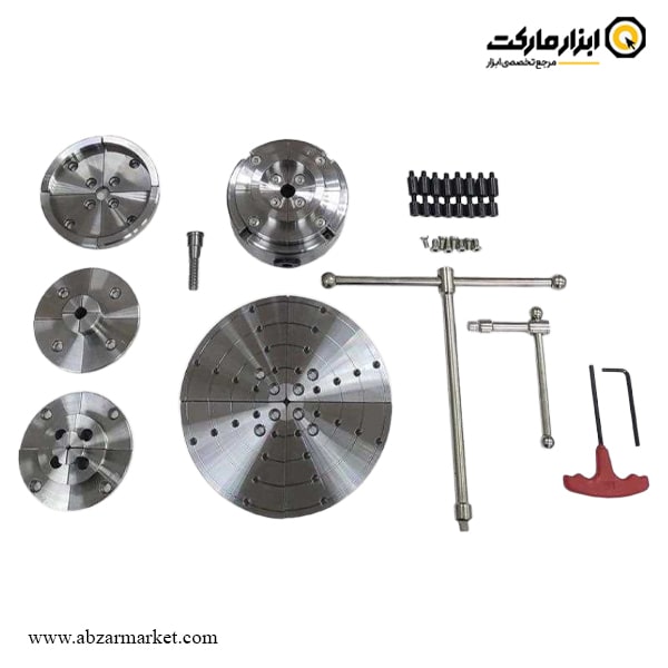 ست چهار نظام دستگاه خراطی محک مدل CK-5.5Z-S1 ست چهار نظام دستگاه خراطی محک مدل CK-5.5Z-S1