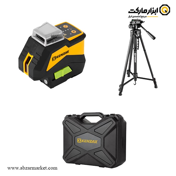 تراز لیزری کنزاکس دو خط 360 درجه نور سبز با سه پایه مدل 1146P تراز لیزری کنزاکس دو خط 360 درجه نور سبز با سه پایه مدل 1146P