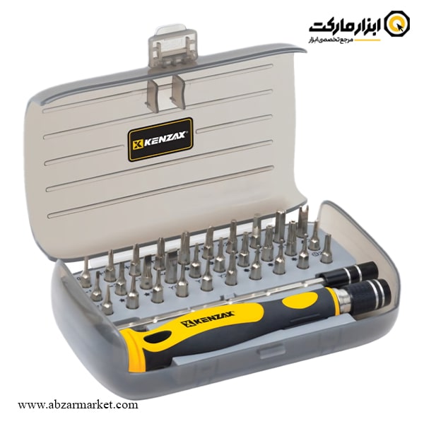 ست سر پیچ گوشتی کنزاکس 32 عددی مدل 9283 ست سر پیچ گوشتی کنزاکس 32 عددی مدل 9283