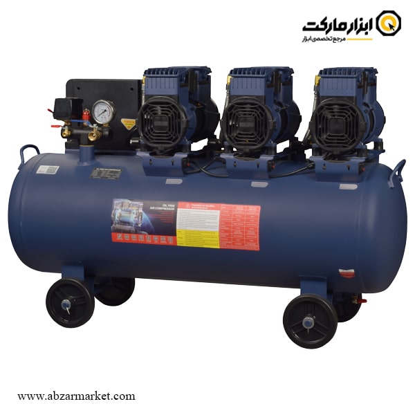 کمپرسور هوا سایلنت روما 100 لیتری سری پرایم مدل 2-1480X3F100 کمپرسور هوا سایلنت روما 100 لیتری سری پرایم مدل 2-1480X3F100