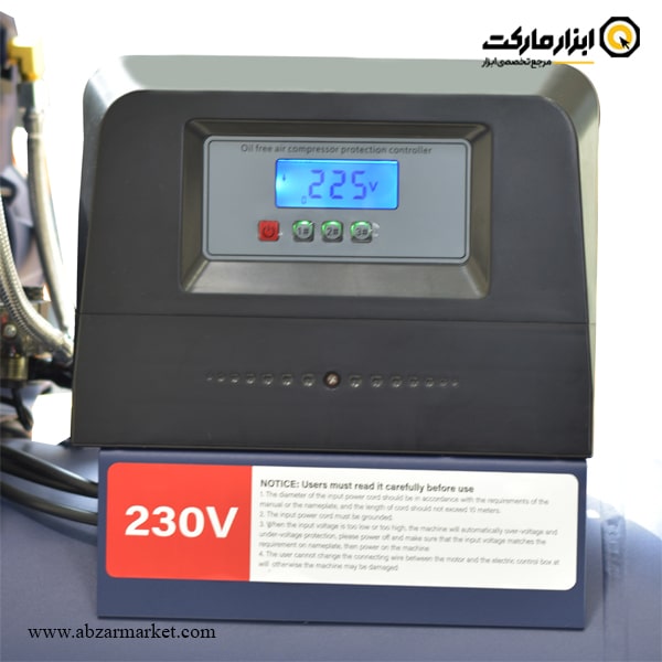 کمپرسور هوا سایلنت روما 100 لیتری سری پرایم مدل 2-1480X3F100 کمپرسور هوا سایلنت روما 100 لیتری سری پرایم مدل 2-1480X3F100