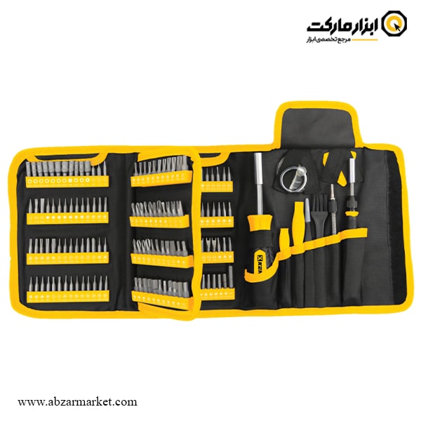 ست سر پیچ گوشتی کنزاکس 170 عددی مدل 9287 ست سر پیچ گوشتی کنزاکس 170 عددی مدل 9287