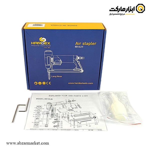 منگنه کوب بادی هاردکس مدل 8016LN منگنه کوب بادی هاردکس مدل 8016LN