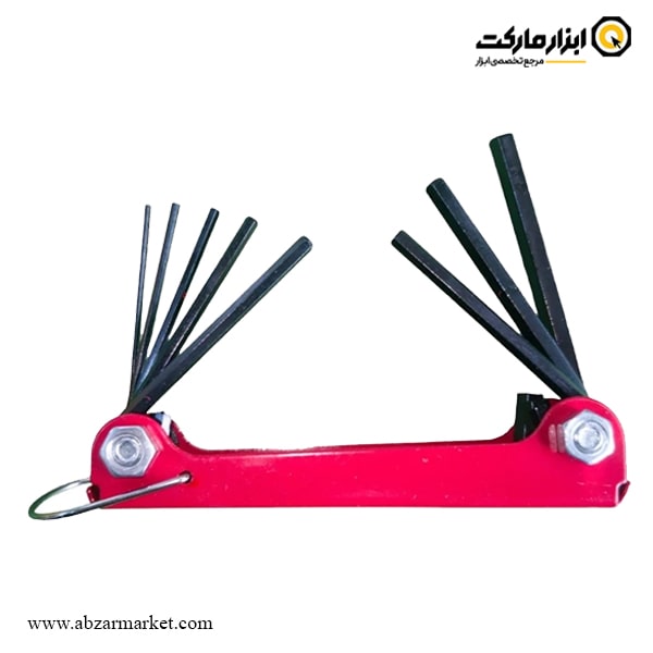 آچار آلن شش گوش اسکای چاقویی 8 عددی مدل ST-2201B آچار آلن شش گوش اسکای چاقویی 8 عددی مدل ST-2201B