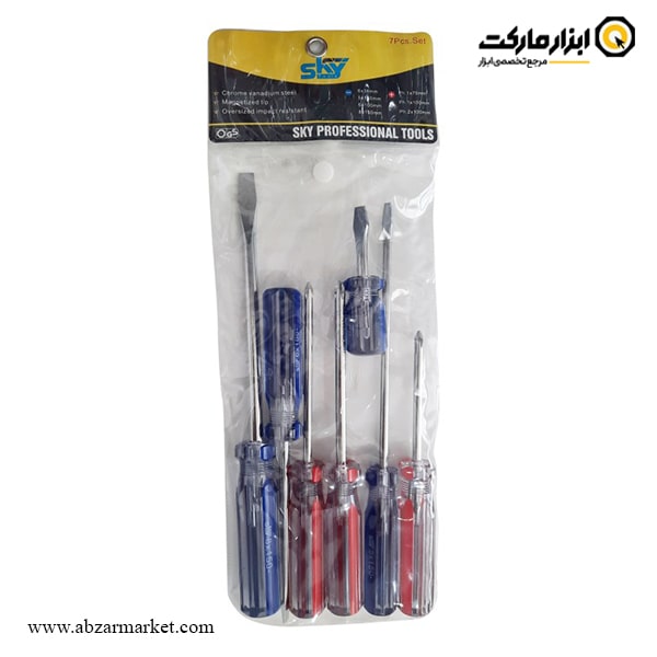 ست پیچ گوشتی اسکای 7 عددی مدل ST-7111 ست پیچ گوشتی اسکای 7 عددی مدل ST-7111