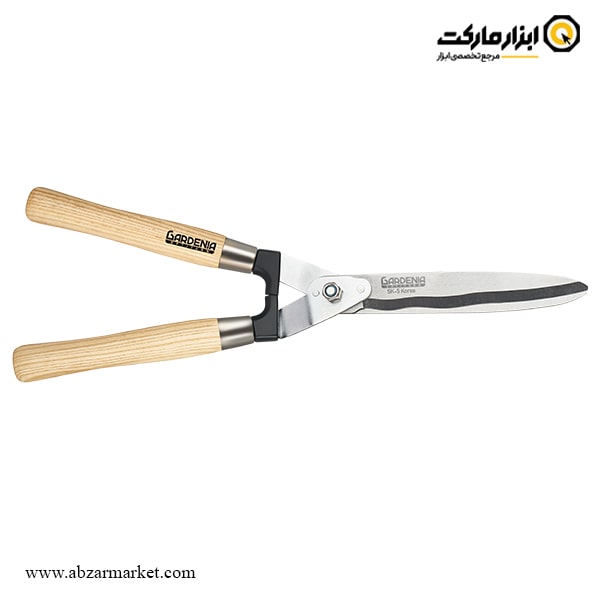 قیچی شمشاد زن گاردنیا دسته چوبی مدل GH-5220 قیچی شمشاد زن گاردنیا دسته چوبی مدل GH-5220