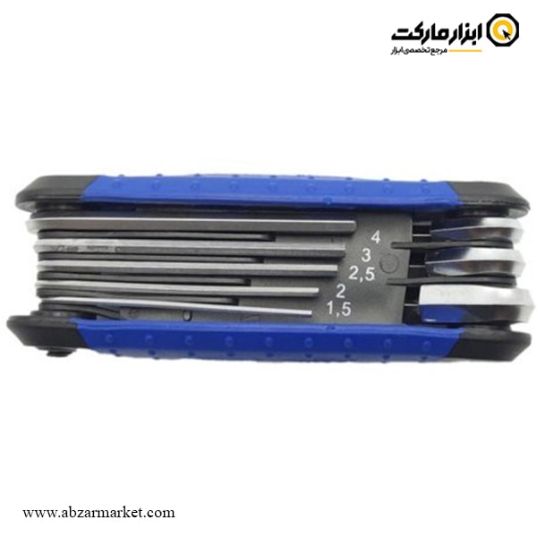 آچار آلن شش گوش اسکای چاقویی 8 عددی مدل ST-2299 آچار آلن شش گوش اسکای چاقویی 8 عددی مدل ST-2299